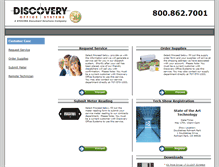 Tablet Screenshot of discoveryofficesystems.biz